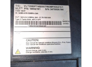 Biến tần VLT2980PT4B20STR0DBF00A21C1 